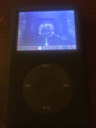 Quake on the iPod Classic.